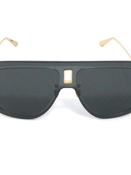 Auth Christian Dior Sunglasses Black/Gold Plastic/Metal main image 9